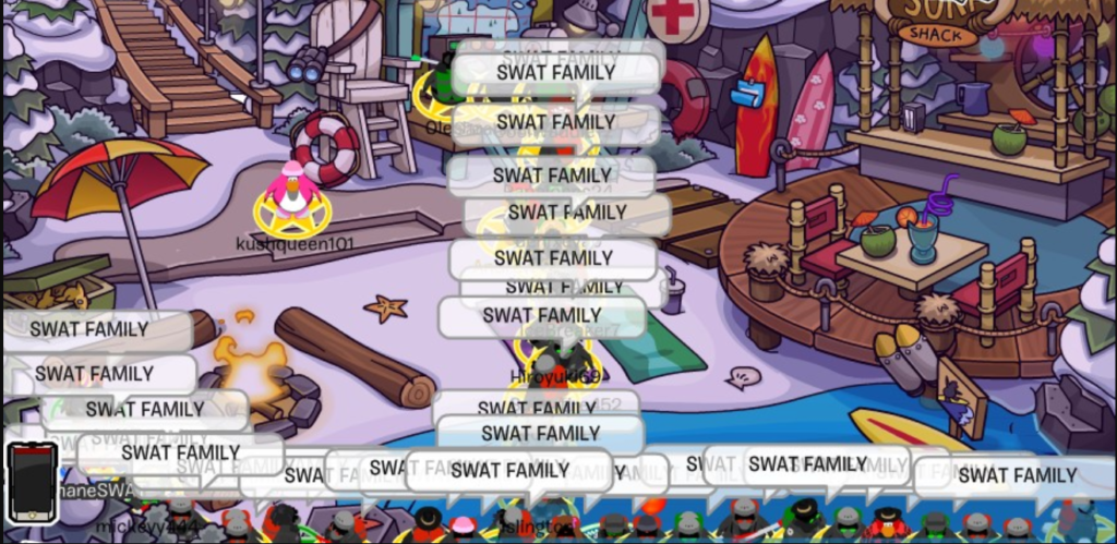 Legends  SWAT Army Of Club Penguin